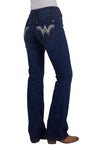 WRANGLER TILLY JEAN WOMENS 34" LEG Q-BABY JEANS - WILD INDIGO [SZ:0X34]