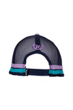 WRANGLER MONICA HIGH PROFILE TRUCKER CAP - VIOLET/NAVY 