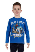 THOMAS COOK CHAMPION BOYS LONG SLEEVE TEE - ROYAL BLUE [SZ:2]