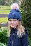 THOMAS COOK LANEY KIDS BEANIE - NAVY 