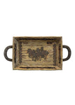 PURE WESTERN HORSESHOE HANDLE TRAY