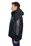 BULLZYE MENS BAZOOKA JACKET - BLACK/GREEN [SZ:XSMALL]