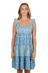 PURE WESTERN HAYLEY SLEEVELESS STRAP DRESS - MULTI [SZ:8]