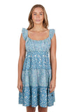 PURE WESTERN HAYLEY SLEEVELESS STRAP DRESS - MULTI [SZ:8]