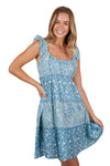 PURE WESTERN HAYLEY SLEEVELESS STRAP DRESS - MULTI [SZ:8]