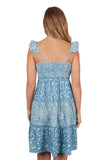 PURE WESTERN HAYLEY SLEEVELESS STRAP DRESS - MULTI [SZ:8]