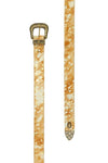 PURE WESTERN PAULETTE BELT - CAMEL/GOLD [SZ:XS]