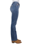 PURE WESTERN GIA WOMENS HI-RISE BOOT CUT JEAN 34" - RETRO BLUE [SZ:6]