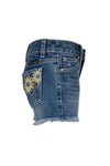 PURE WESTERN PEYTON GIRLS SHORT - RETRO BLUE [SZ:2]