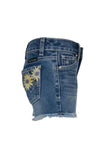 PURE WESTERN PEYTON GIRLS SHORT - RETRO BLUE [SZ:2]