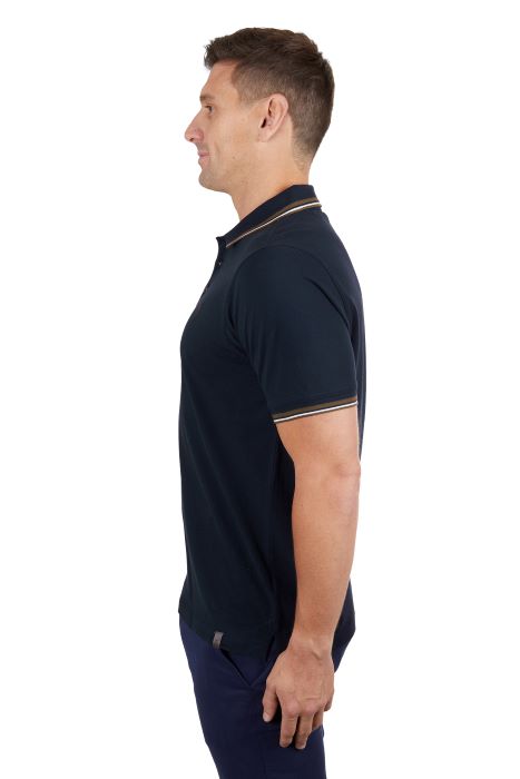 THOMAS COOK LOGAN TAILORED SHORT SLEEVE MENS POLO - NAVY [SZ:S]