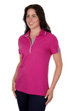 THOMAS COOK SASHA WOMENS SHORT SLEEVED POLO - BERRY