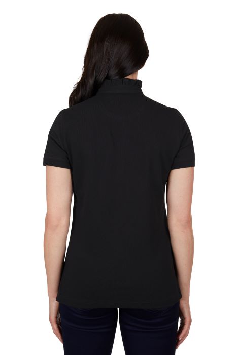 THOMAS COOK HOLLY WOMENS SHORT SLEEVE POLO - BLACK [SZ:10]