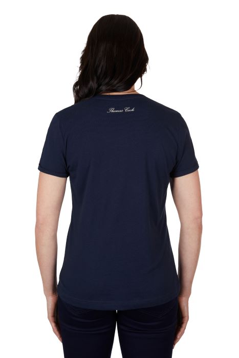 THOMAS COOK WILLOW WOMENS SHORT SLEEVE TEE - NAVY [SZ:10]