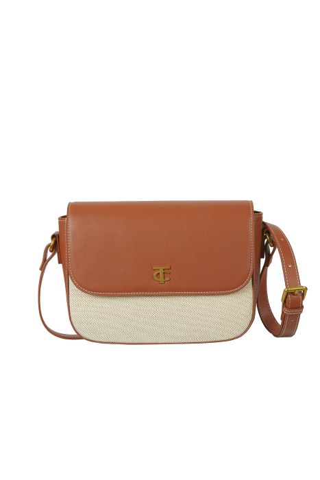 THOMAS COOK ALICIA CROSSBODY BAG - TAN/NATURAL 