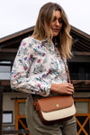 THOMAS COOK ALICIA CROSSBODY BAG - TAN/NATURAL 