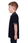 THOMAS COOK LOGAN BOYS SHORT SLEEVE POLO - NAVY [SZ:2]
