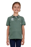 THOMAS COOK LUNA GIRLS SHORT SLEEVE POLO - KHAKI [SZ:2]