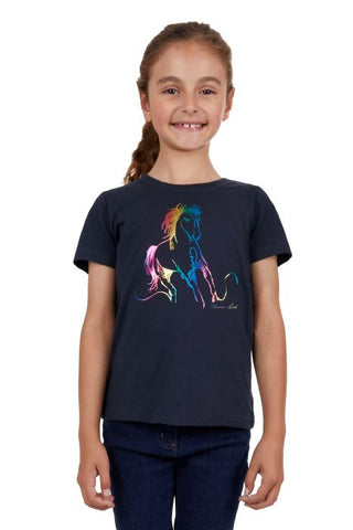 THOMAS COOK WILLOW GIRLS SHORT SLEEVE TEE - NAVY [SZ:2]