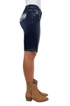 PURE WESTERN SERENA WOMENS SHORTS - TEXAS SKY [SZ:6]