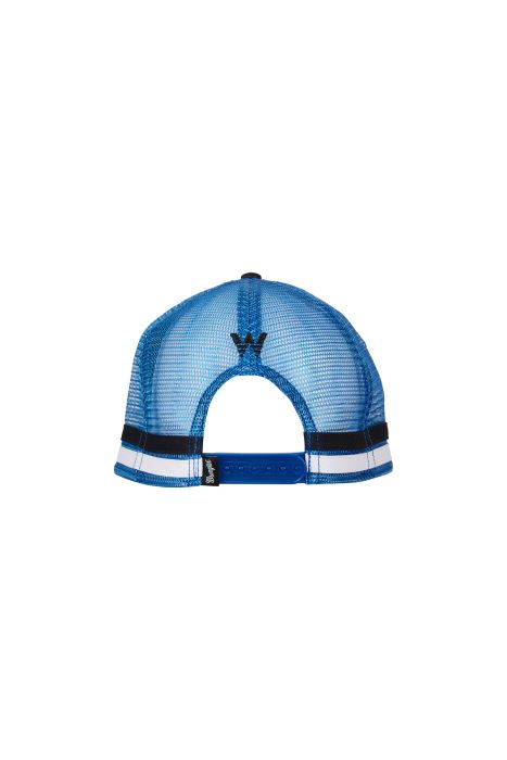 WRANGLER JACK HP TRUCKER CAP - BLACK/ROYAL BLUE 