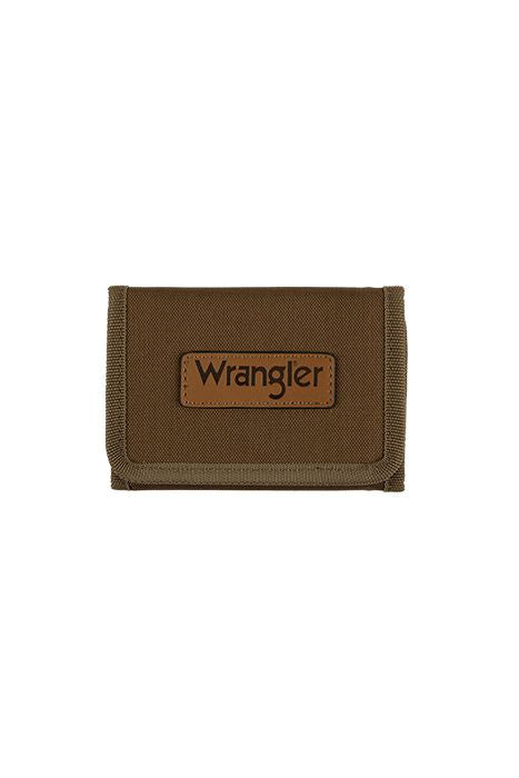 WRANGLER LOGO WALLET - TAN 