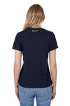 WRANGLER DONNA SHORT SLEEVE TEE - NAVY [SZ:8]