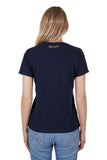 WRANGLER DONNA SHORT SLEEVE TEE - NAVY [SZ:8]