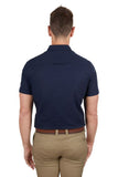 THOMAS COOK LINEN TAILORED MENS SHORT SLEEVE SHIRT - NAVY [SZ:XS]