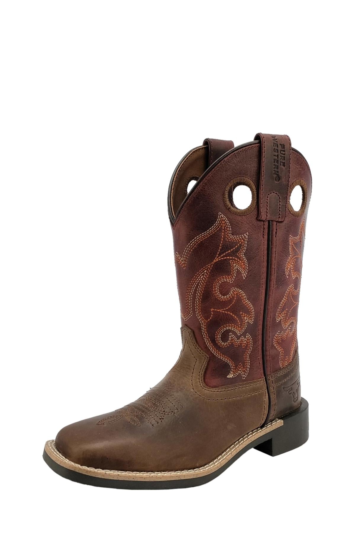PURE WESTERN CHILDRENS LEVI BOOT [SZ:J10]