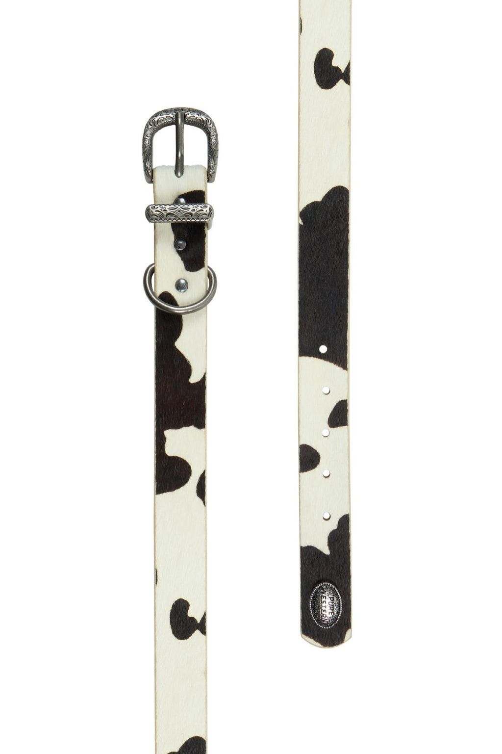 PURE WESTERN ADELAIDE DOG COLLAR - BLACK / WHITE [SZ:XS]