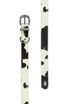PURE WESTERN ADELAIDE DOG COLLAR - BLACK / WHITE [SZ:XS]