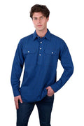 HARDSLOG MENS ASTELL 1/2 PLKT LS SHIRT [SZ:S]