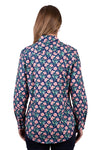 HARD SLOG WOMENS FAUNA 1/2 PLKT LS SHIRT [SZ:8]