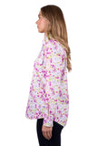 HARD SLOG WOMENS EVAE 1/2 PLKT LS SHIRT [SZ:8]