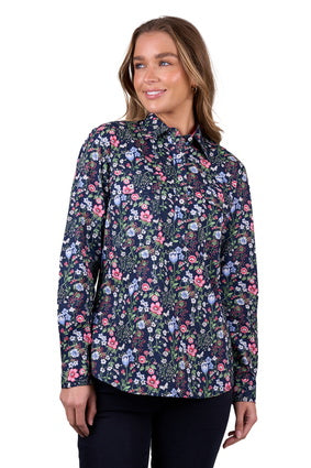 HARDSLOG WOMENS RAYA 1/2 PLKT LS SHIRT [SZ:8]