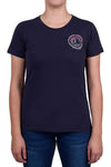 BOAR TEARER SUTTON WOMENS SHORT SLEEVED TEE - NAVY [SZ:10]