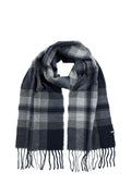 THOMAS COOK BONNELL SCARF - CHARCOAL/NAVY 