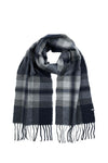THOMAS COOK BONNELL SCARF - CHARCOAL/NAVY 