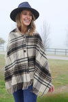 THOMAS COOK EVA REVERSIBLE PONCHO - CAMEL 