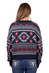 PURE WESTERN WOMENS TRACY JUMPER - NAVY [SZ:8]