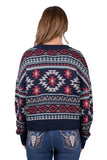 PURE WESTERN WOMENS TRACY JUMPER - NAVY [SZ:8]
