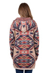 PURE WESTERN WOMENS EDDIE CARDIGAN - MULTI [SZ:XS]