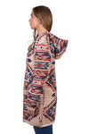 PURE WESTERN WOMENS EDDIE CARDIGAN - MULTI [SZ:XS]