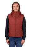 PURE WESTERN WOMENS HOLLY VEST - RUST [SZ:XS]