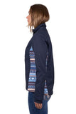 PURE WESTERN WOMENS MISHA SOFTSHELL JACKET - NAVY [SZ:S]
