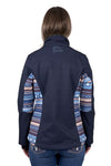 PURE WESTERN WOMENS MISHA SOFTSHELL JACKET - NAVY [SZ:S]
