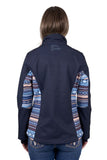 PURE WESTERN WOMENS MISHA SOFTSHELL JACKET - NAVY [SZ:S]