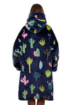 PURE WESTERN ADULTS CACTUS SNUGGLE HOODIE - NAVY