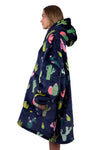 PURE WESTERN ADULTS CACTUS SNUGGLE HOODIE - NAVY